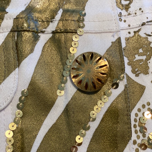 Beaded button down jacket - Picture 4 of 4